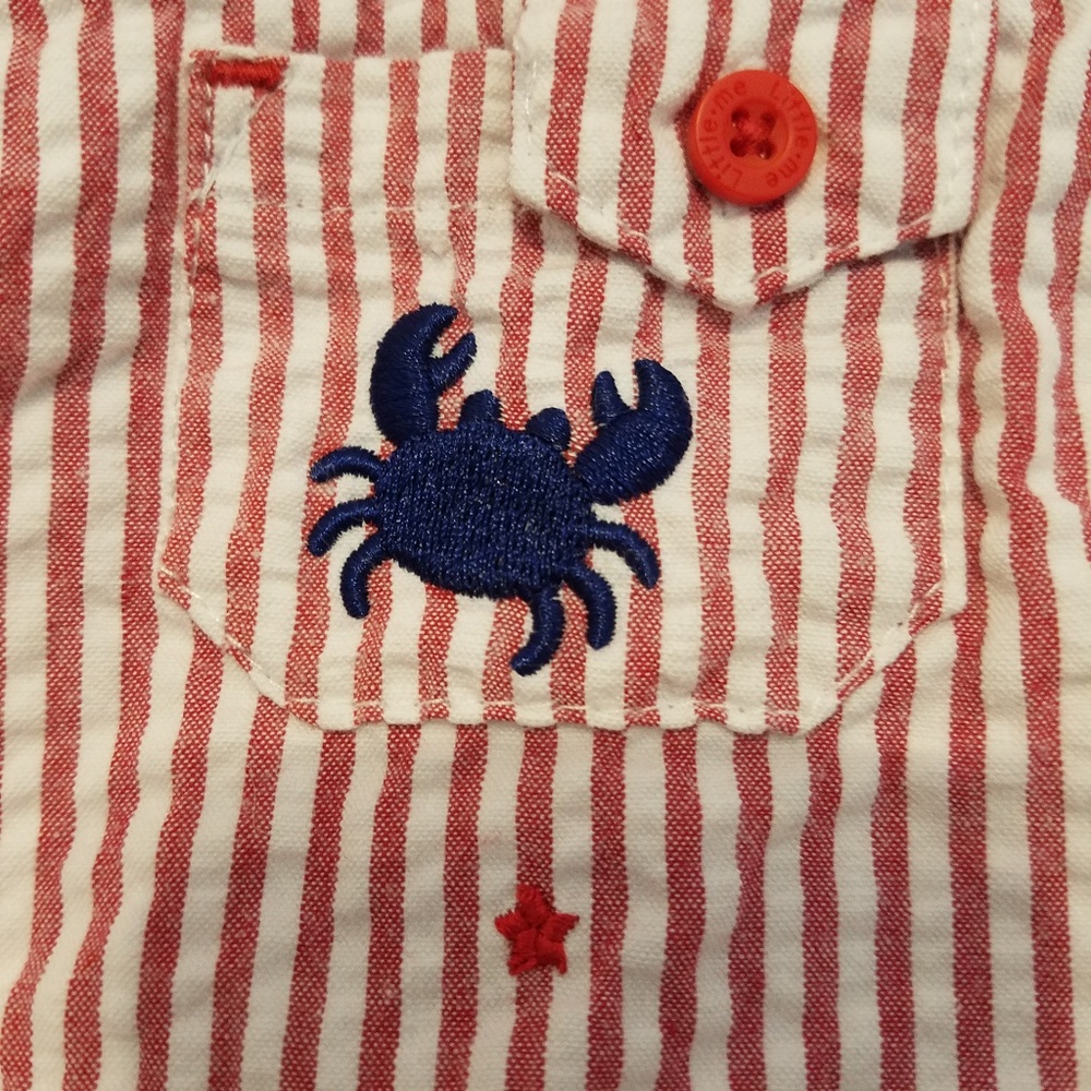 Little Me Romper and hat - Picture 5 of 8